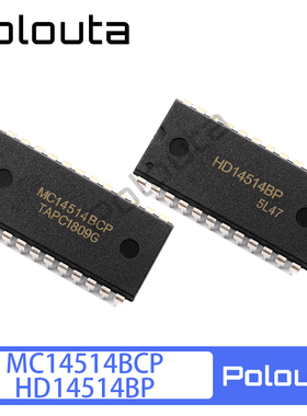 MC14514BCP MC14514B DIP-24 HD14514BP 宽体 多路分解器 Polouta