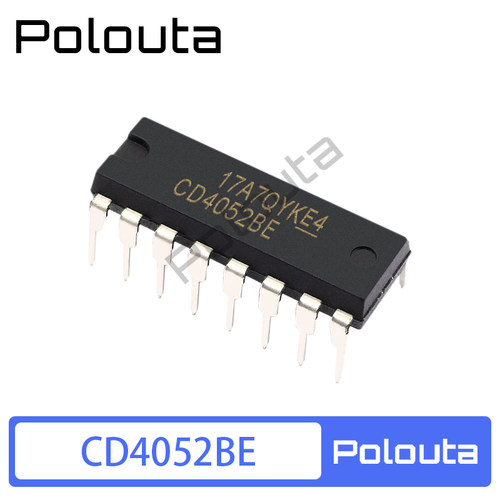 直插 CD4052BE PDIP-16 2通道通用多路复用器芯片 Polouta