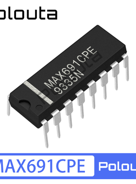 MAX691CPE MAX691 DIP-16 微处理器监控电路芯片 MAX220CPE