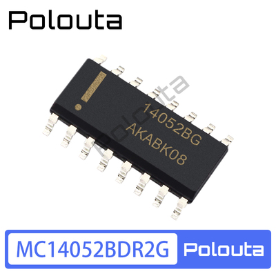 MC14052BDR2G SOIC-16 双路4通道模拟多路复用器芯片 Polouta
