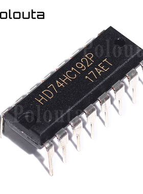 HD74HC192P HD74HC192 DIP16 直插 同步加/减十进制计数器芯片