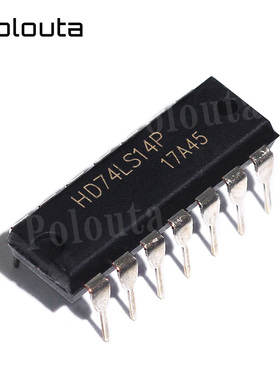 HD74LS14P 11 13 120 21 27 30 32 51 54 290 DIP14 直插逻辑门IC