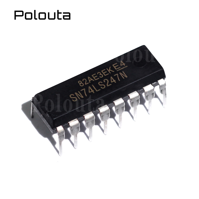 SN74LS247N 74LS247 BCD－七段译码驱动器 直插DIP-16 POLOUTA