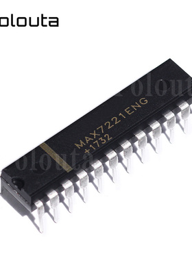 MAX7221CNG MAX7221ENG MAX721 DIP-24 直插显示器驱动器芯片IC