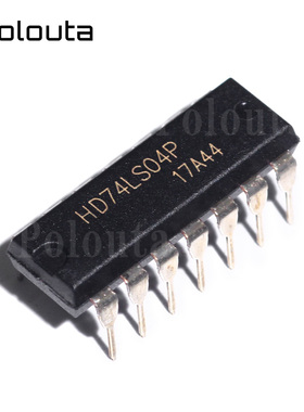 HD74LS04P 74LS04 直插DIP14 栅极和逆变器芯片 POLOUTA