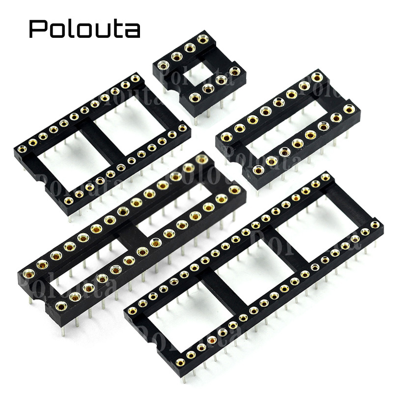 Polouta直插圆孔底座单片机