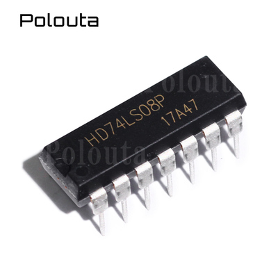 HD74LS08P 74LS08 四路2 输入正与门芯片 直插DIP14 POLOUTA