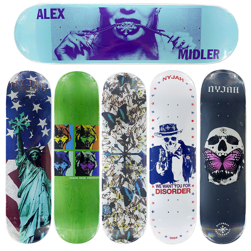 Disorder滑板双翘板面Nyjah