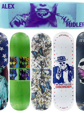 美国Disorder滑板双翘板面Nyjah Huston品牌8.0全加枫-SCC滑板