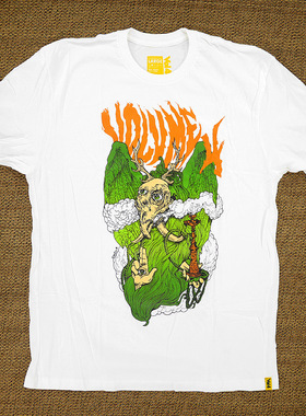 美国Vol4运动圆领短袖男士上衣T恤白色三码另Etnies-SCC滑板店