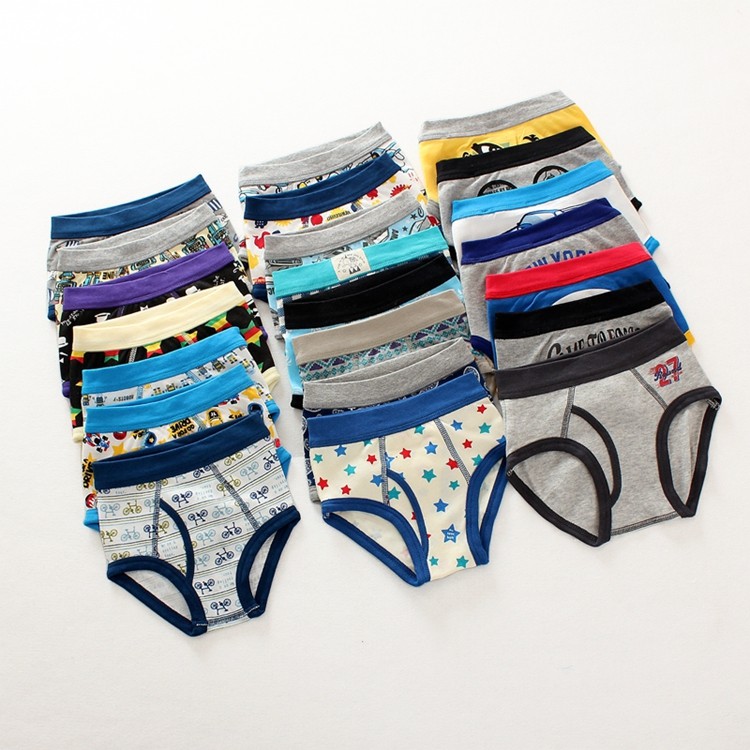 日系儿童三角裤纯棉男童内裤宝宝小童短裤内衣婴儿幼儿前开口
