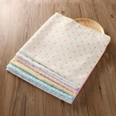 新生儿婴儿幼儿童宝宝方巾双层纱布轻薄柔软纯棉浴巾抱包巾盖被