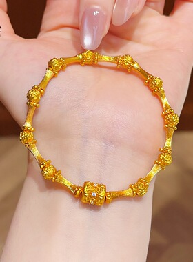 金包银手镯女款新中式国风高级感手镯