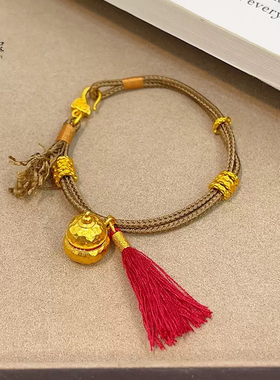 金色饰品 福禄葫芦手链DIY手链爆款手链新中式国潮风手链