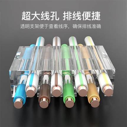 超六类水晶头RJ45屏蔽千兆8p8c网络网线连接头插头6类非屏蔽50个