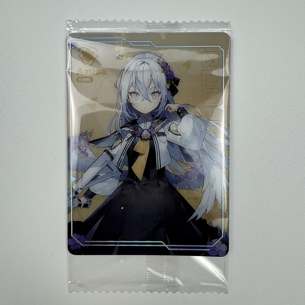 蔚蓝档案正品角色收藏卡片小卡确认款正版罗森联动