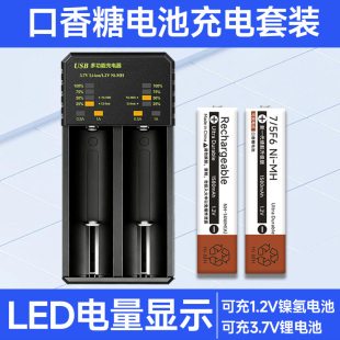 适用于索尼walkman松下口香糖电池充电随身听MD/CD机充电电池套装