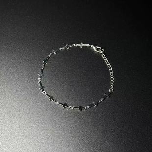 Vintage古著 Fanxiya Bracelet十字架拼接链条手链嘻哈哥特风手饰