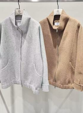韩国专柜CC COLLECT正品2025冬新款毛呢外套休闲百搭宽松保暖正品
