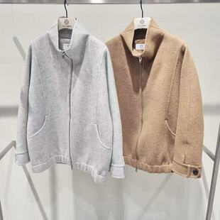 韩国专柜CC COLLECT正品2025冬新款毛呢外套休闲百搭宽松保暖正品