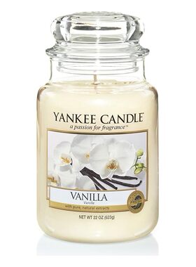yankeecandle杨洋扬基香薰蜡烛大瓶623g精致玻璃卧室美国礼品白茶