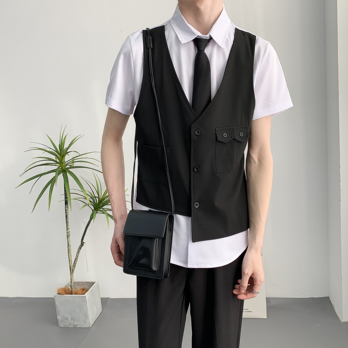 714A-H6003P55控78/2025夏季新男女工作服衬衫假两件ktv酒吧制服,男装衬衫,星座714A（原电商C314）