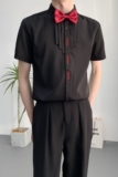 714A-C631P40控59/2025夏季新款短袖衬衫半袖工作服衬衫礼服，男装T恤，星座714A（原电商C314）