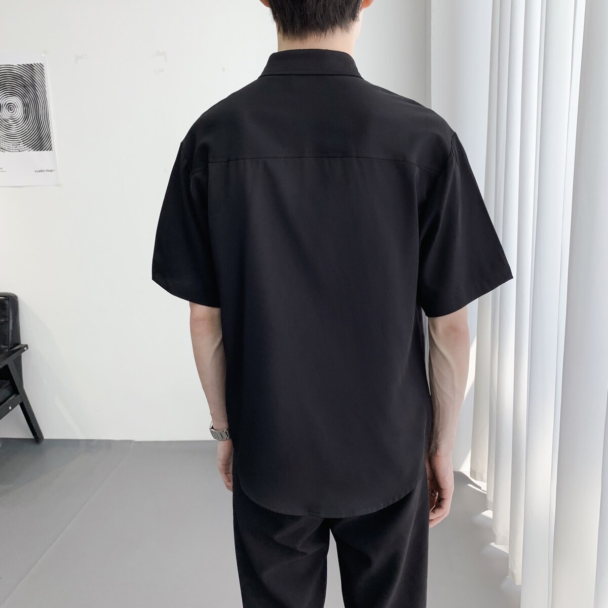 714A-H3055P55控79/2025夏季假两件工作服衬衫团体服潮流制服,男装衬衫,星座714A（原电商C314）