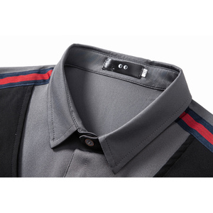 714A-H654P55控88/2026新款团体修身假两件绣花衬衫工作服ktv制服图片