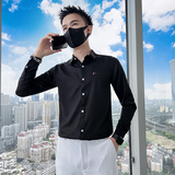 714A-D05P45控65/2025春季男士简约制服衬衫ktv酒吧制服衬衣潮，男装衬衫，星座714A（原电商C314）