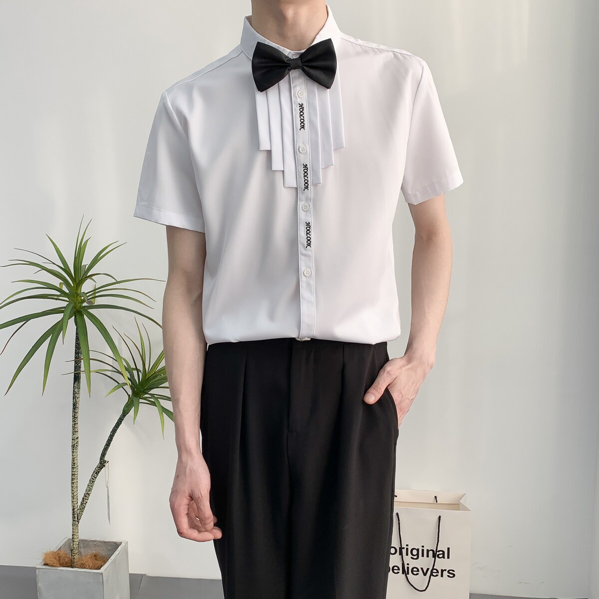 714A-C631P40控59/2025夏季新款短袖衬衫半袖工作服衬衫礼服,男装T恤,星座714A（原电商C314）