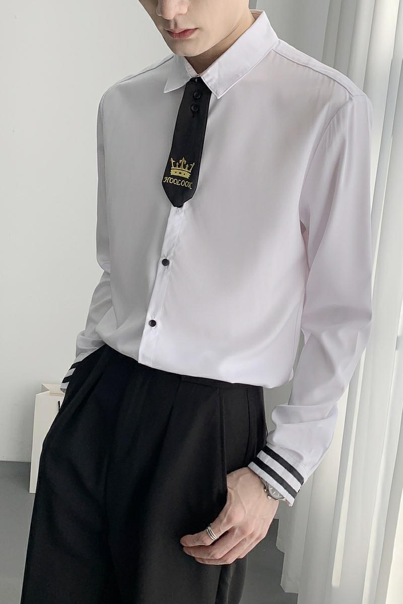 714A-D609P45控69/2025春季新款空少衬衫ktv夜店理发店工作服衬衣,男装衬衫,星座714A（原电商C314）