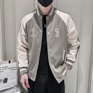 714A-W807P75控105/2025春季社会小伙青少年学生运动棒球服夹克图片