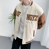 714A-W805P75控115/2025秋季韩版潮男青少年学生麂皮绒棒球服潮流，女装职业装，星座714A（原电商C314）