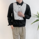 714A-H3033P55控88/2025春季新款男女同款中性宽松衬衫慵懒冷淡风，男装衬衫，星座714A（原电商C314）