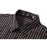 714A-D644P35控49/2026春夏季条纹短袖衬衫宽松衬衣男女工作服，男装T恤，星座714A（原电商C314）