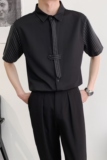 714A-C3056P40控59/2025夏季男女工作服领带装饰ktv理发店制服，男装工装外套，星座714A（原电商C314）