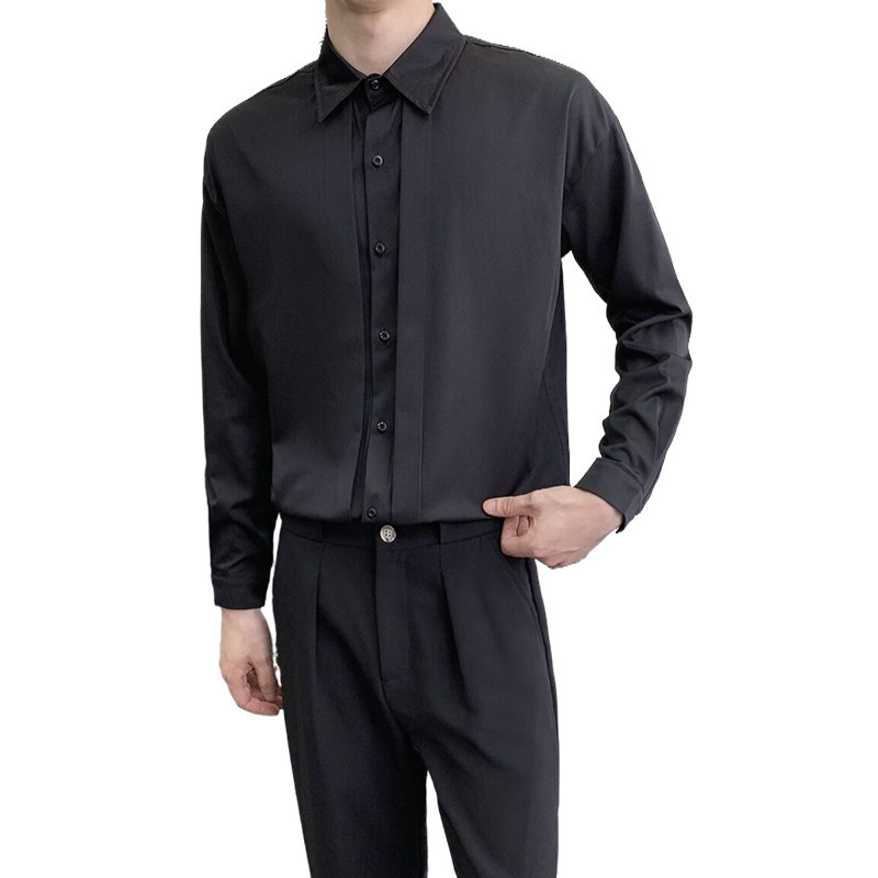714A-D3040P48控69/2025春季宽松理发店工作服日系潮版制服,男装工装外套,星座714A（原电商C314）