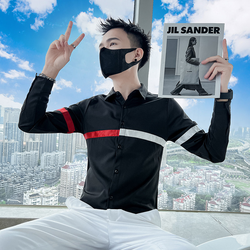 714A-T9067P35控55/2025春季青少年工作服衬衫潮流衬衣团体服,男装衬衫,星座714A（原电商C314）