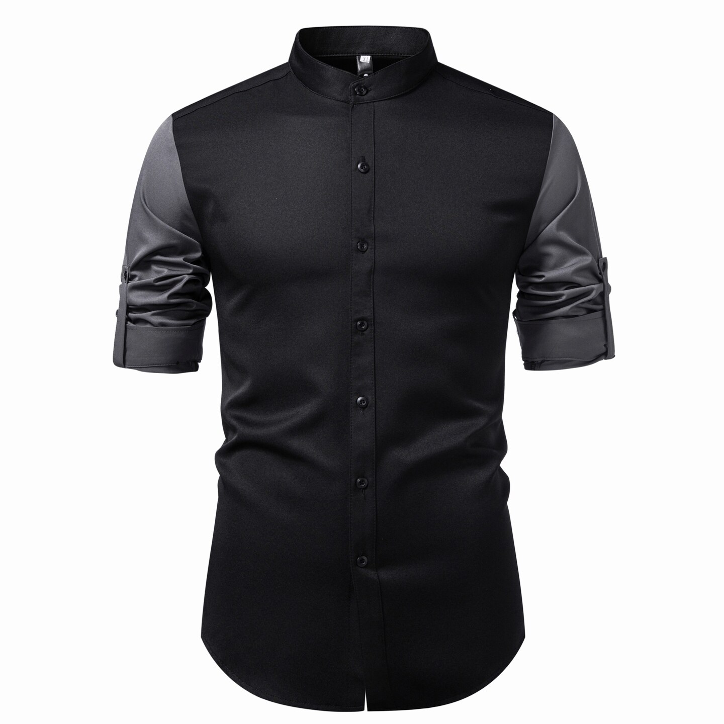 714A-D3089P45控69/2026春夏长袖短袖两穿餐厅发型师潮流工作衬衫，男装T恤，星座714A（原电商C314）