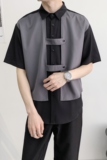 714A-H3055P55控79/2025夏季假两件工作服衬衫团体服潮流制服，男装衬衫，星座714A（原电商C314）