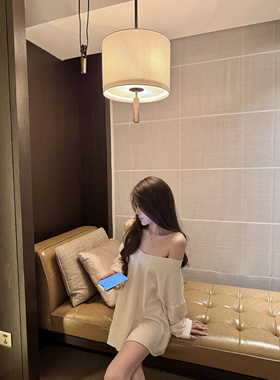 Yumeo钰 柔子奶油～自留款两穿日常舒适柔柔t针织上衣