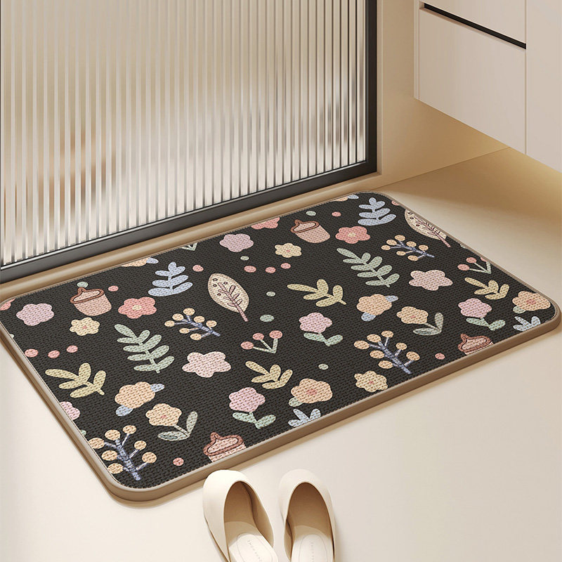 卫生间地垫浴室亚麻编织吸水防滑脚垫厕所洗手间软垫进门口入户垫,居家布艺,家用脚垫,淘宝优惠券,粉丝福利购,淘宝优惠卷