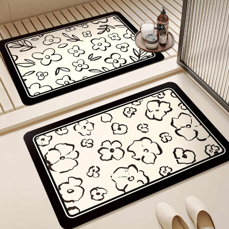 浴室防滑地垫吸水垫地毯门口脚垫子卫生间卫浴厕所洗手间家用脚垫,居家布艺,家用脚垫,淘宝优惠券,粉丝福利购,淘宝优惠卷
