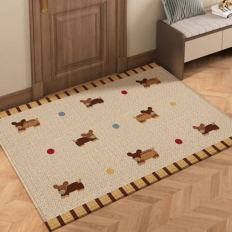 卡通2025新款入户门地垫进门门垫玄关门口耐脏防滑地毯家用脚垫子