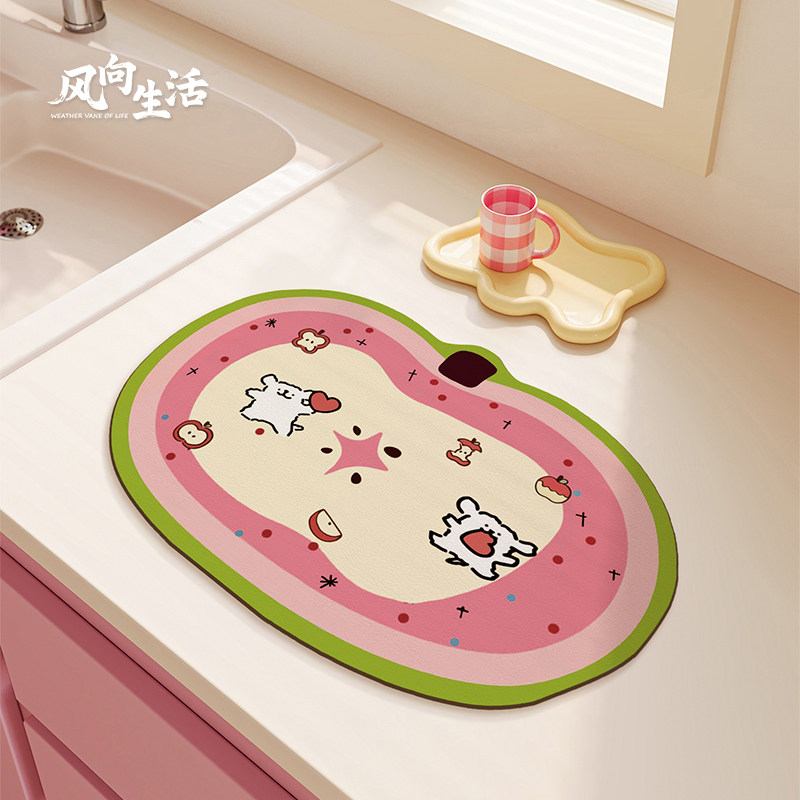 线条小狗厨房台面沥水垫餐桌茶几吸水垫餐具碗盘餐垫水槽洗碗垫子,居家布艺,餐垫,淘宝优惠券,粉丝福利购,淘宝优惠卷