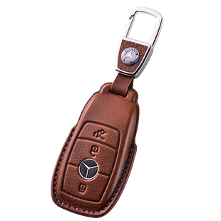 奔驰gle350真皮gle450钥匙套gle320包gle400扣壳专用2025款车高档