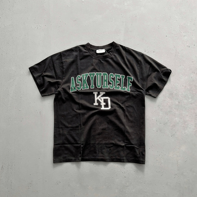 Askyurselfxkd水洗logoT恤