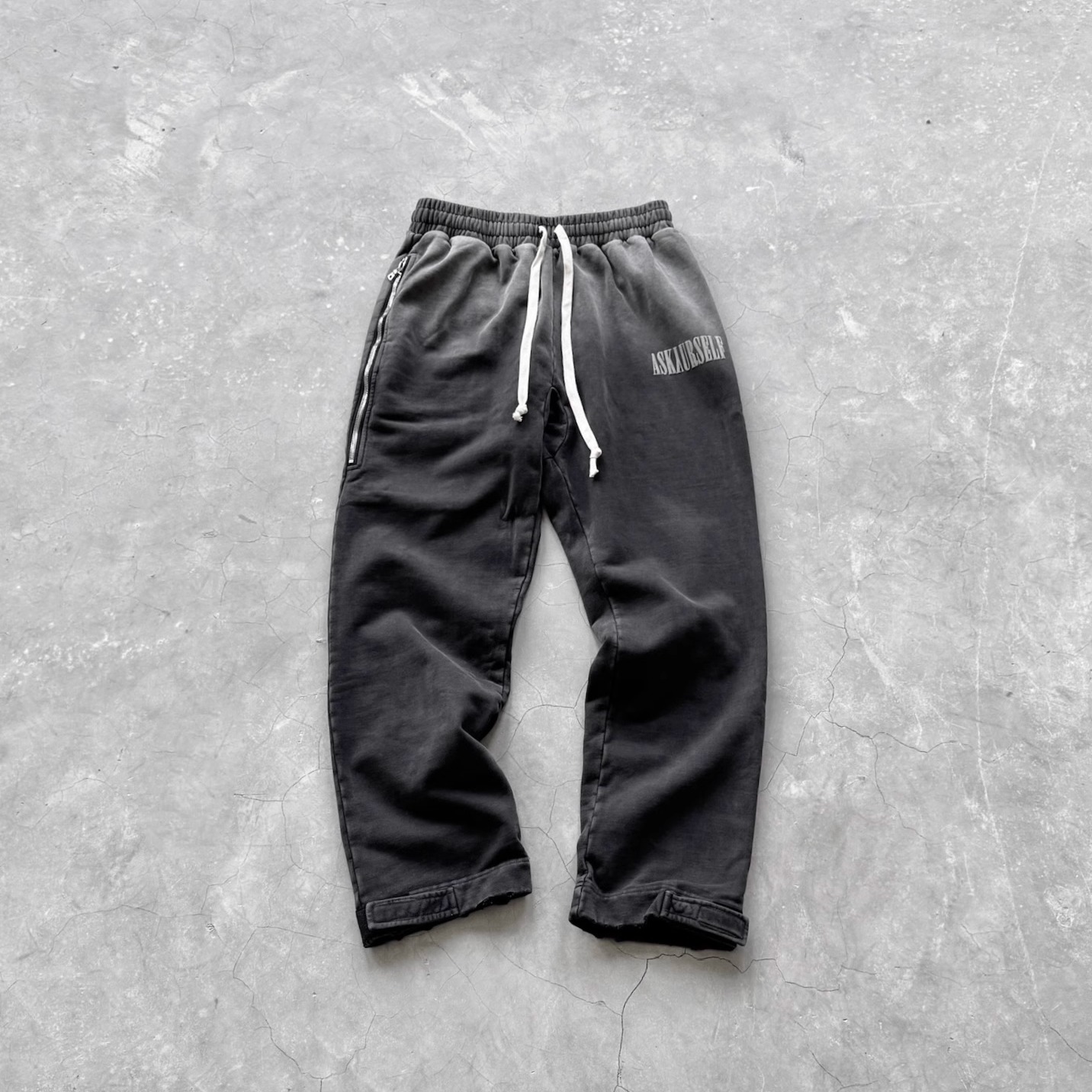 Askyurself阳光褪色水洗长拉链