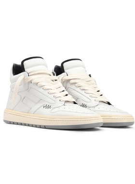 Represent FW20 REPTOR高帮运动鞋黑色/复古白 3鞋带 意大利手工